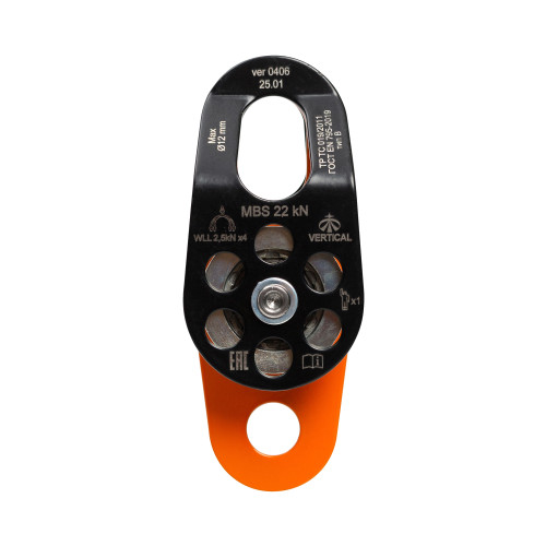  Блок-ролик Вертикаль двойной сталь с подшипником в Волгограде  