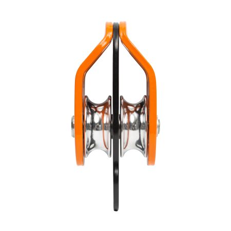  Блок-ролик Вертикаль двойной дюралевый с подшипником в Волгограде  