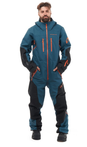 Комбинезон сноубордический Dragonfly SuperLight 3L Man Dark Ocean-Orange 2024 в Волгограде
