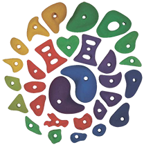  Комплект зацепок скалолазных Венто (50шт) в Волгограде  