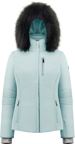 Куртка горнолыжная Poivre Blanc с иск.мехом W24-0802-WO/A голубой в Волгограде