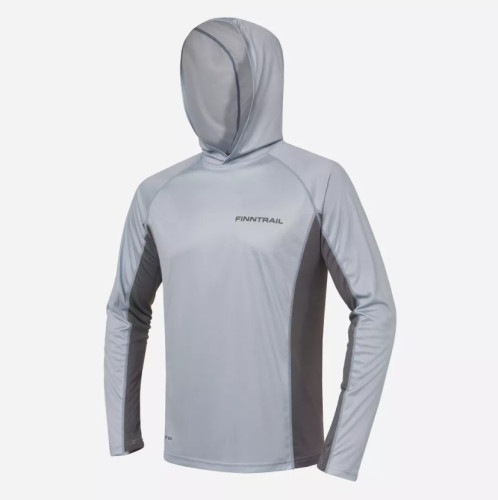 Лонгслив Finntrail мужской Wave Big Logo 6614 Grey в Волгограде