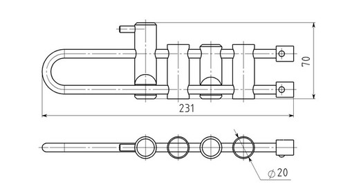  Спусковое устройство Вертикаль Решетка стальная в Волгограде  