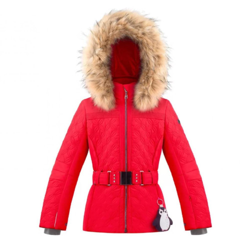 Куртка горнолыжная Poivre Blanc с иск.мехом W21-1003-JRGL/A красный в Волгограде