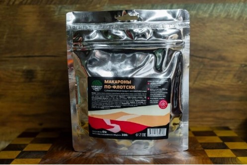 Сублимированный продукт "Макароны по-Флотски"