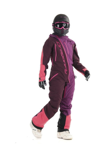 Комбинезон сноубордический Dragonfly Premium Woman Purple&Brown в Волгограде