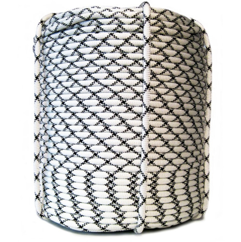  Веревка Шнур статика д.10 мм.48 пр.аб белый в Волгограде  