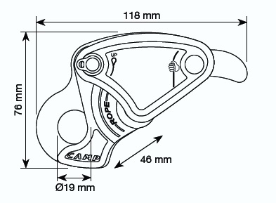  Страховочное-спусковое устройство Camp DRUID в Волгограде  