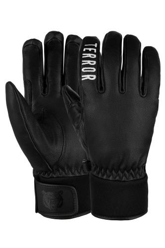 Перчатки Terror-Leather Gloves Black в Волгограде