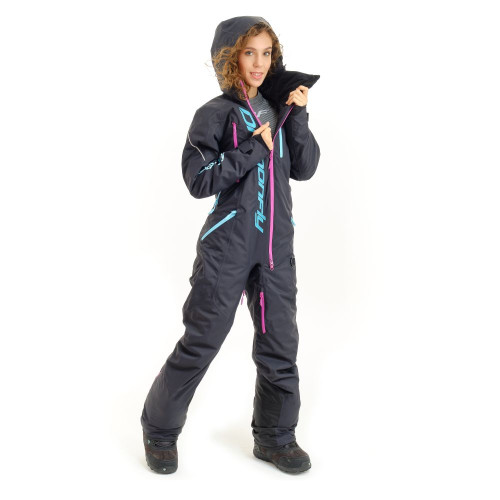 Комбинезон сноубордический Dragonfly Premium Woman Black-Pink 2023 в Волгограде