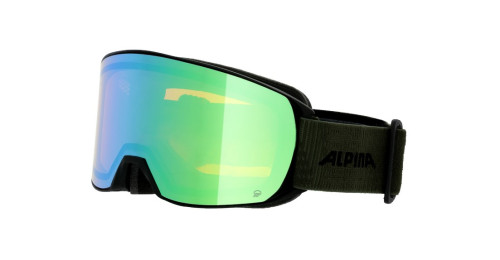 Купить маска alpina г/л nakiska q black-olive matt/q green s2 в Волгограде