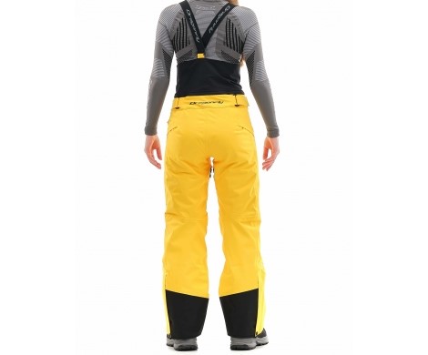 Брюки горнолыжные Dragonfly Gravity Premium Woman Yellow-Dark Ocean в Волгограде