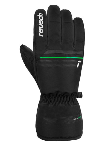 Перчатки Reusch Snow King Black/Neon Green в Волгограде