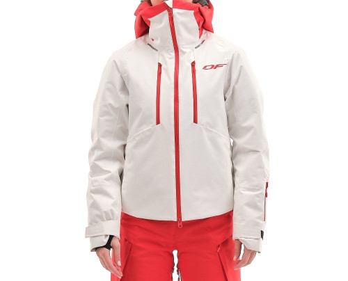 Куртка горнолыжная Dragonfly утепленная Gravity Premium Woman Gray-Red в Волгограде