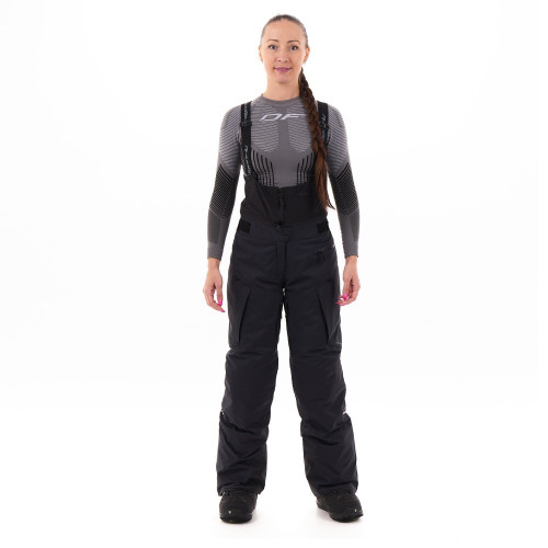 Штаны горнолыжные утепленные Dragonfly Gravity Premium Woman Black 2023 в Волгограде