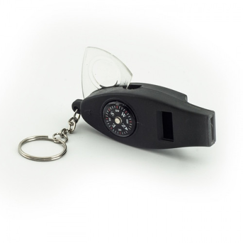 Компас-свисток (термометр) Следопыт с карабином PF-TCP-09