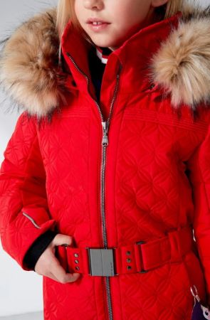 Куртка горнолыжная Poivre Blanc с иск.мехом W21-1003-JRGL/A красный в Волгограде