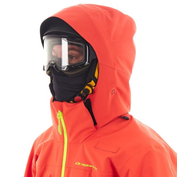 Комбинезон сноубордический Dragonfly SuperLight 3L Man Dark Red-Yellow 2024 в Волгограде