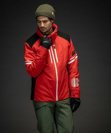 Куртка горнолыжная Phenix Traction с капюшоном RD в Волгограде