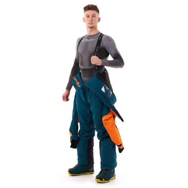 Комбинезон сноубордический Dragonfly Gravity Premium MAN Dark Ocean-Orange 2023 в Волгограде