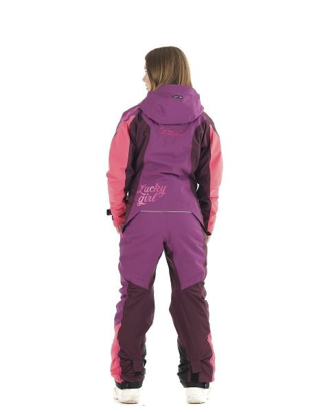 Комбинезон сноубордический Dragonfly Premium Woman Purple&Brown в Волгограде