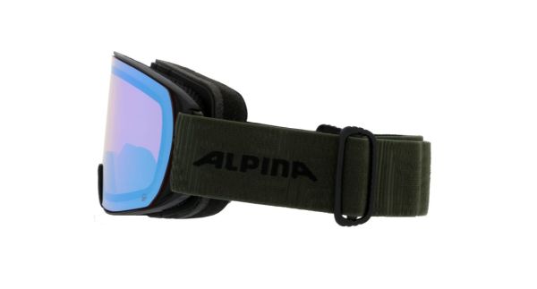 Купить маска alpina г/л nakiska q black-olive matt/q green s2 в Волгограде