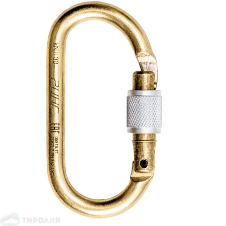  Карабины Ринг сталь овал (keylock) 3000 (10шт) в Волгограде  