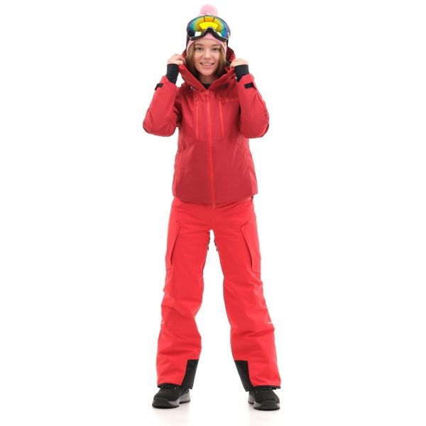Брюки горнолыжные Dragonfly Gravity Premium Woman Red Fluo в Волгограде