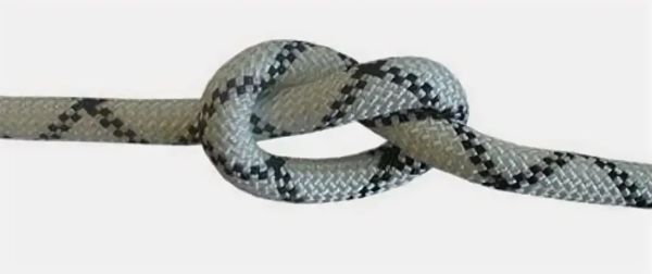  Веревка Шнур статика д.10 мм.48 пр.аб белый в Волгограде  