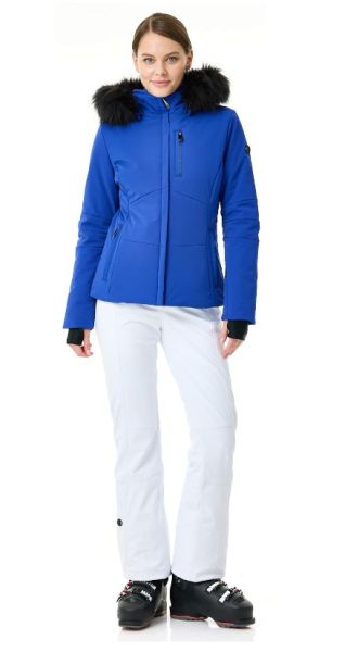 Куртка горнолыжная Poivre Blanc с иск.мехом W24-0802-WO/A синий в Волгограде