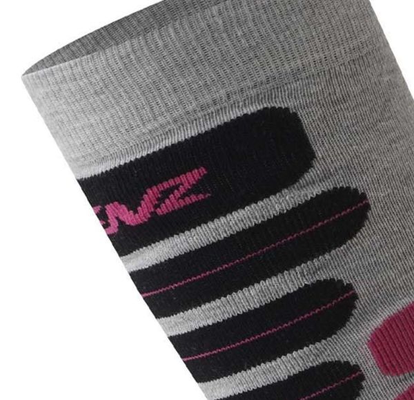 Купить Носки LENZ Skiing 2.0 Light Grey/Pink в Волгограде