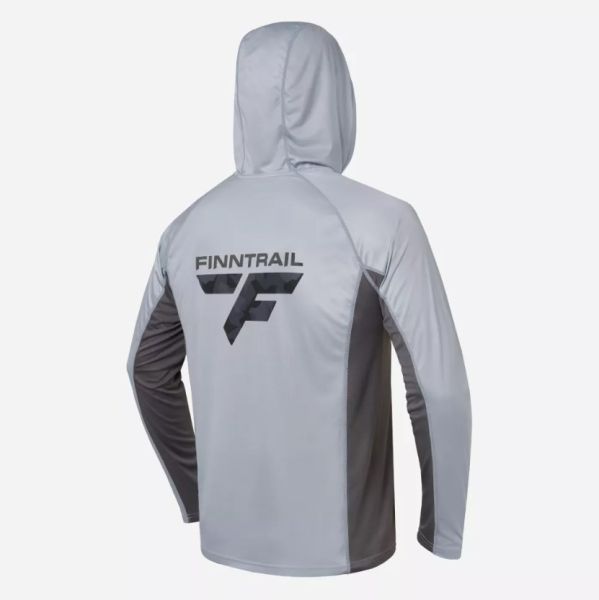Лонгслив Finntrail мужской Wave Big Logo 6614 Grey в Волгограде