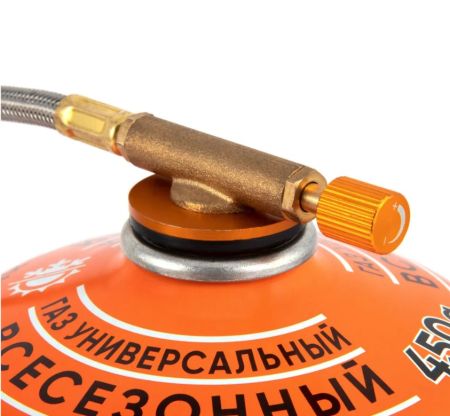Горелка порт.Следопыт-GTP-S07,пьезо,газогенератор,шланг (резьб.)(без баллона)