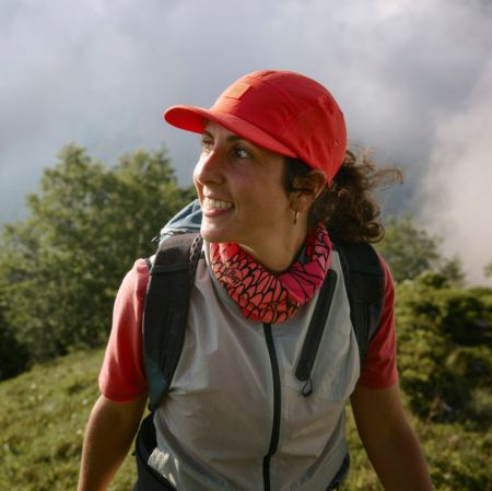 Кепка Buff 5 Panel Go Cap Solid Poppy