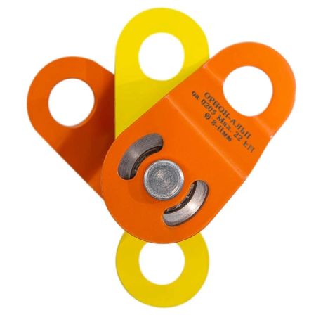  Блок-ролик Орион-Альп двойной сталь с подшипником в Волгограде  