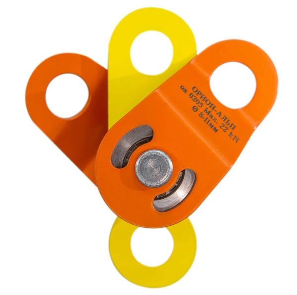  Блок-ролик Орион-Альп двойной сталь с подшипником в Волгограде  