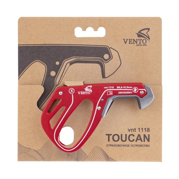  Страховочное устройство Венто "Toucan" красный в Волгограде  