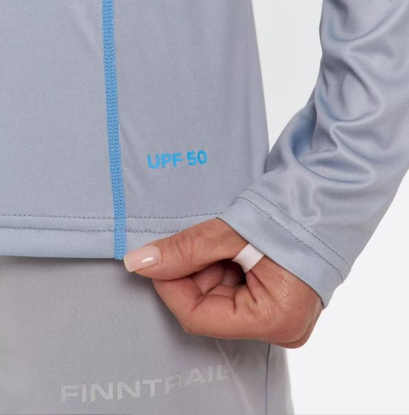 Лонгслив Finntrail женский Venus Hood W 6621 LightBlue в Волгограде