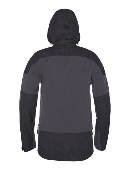 Куртка треккинговая "Трек"(черный/серый)