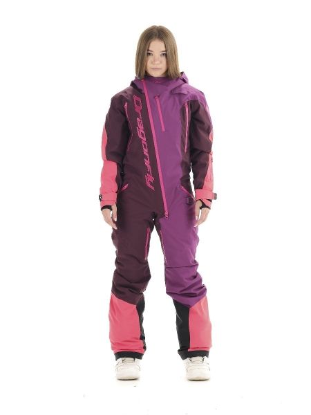 Комбинезон сноубордический Dragonfly Premium Woman Purple&Brown в Волгограде