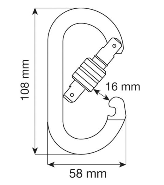  Карабин Camp Oval Standart-Lock в Волгограде  