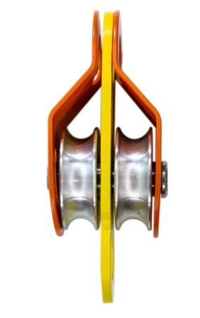  Блок-ролик Орион-Альп двойной сталь с подшипником в Волгограде  