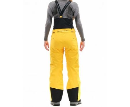 Брюки горнолыжные Dragonfly Gravity Premium Woman Yellow-Dark Ocean в Волгограде