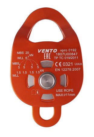  Блок-ролик двойной Double с подшипником дюраль Венто в Волгограде  