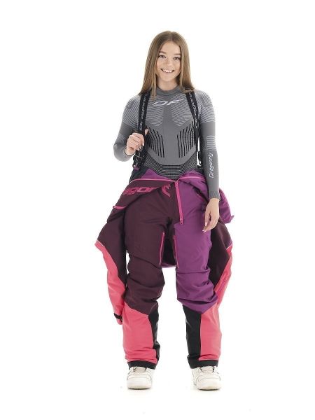 Комбинезон сноубордический Dragonfly Premium Woman Purple&Brown в Волгограде