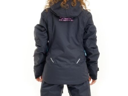 Куртка горнолыжная Dragonfly утепленная Gravity Premium Woman Black-Pink в Волгограде