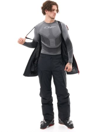 Куртка горнолыжная Dragonfly утепленная Gravity Man Black-Red в Волгограде