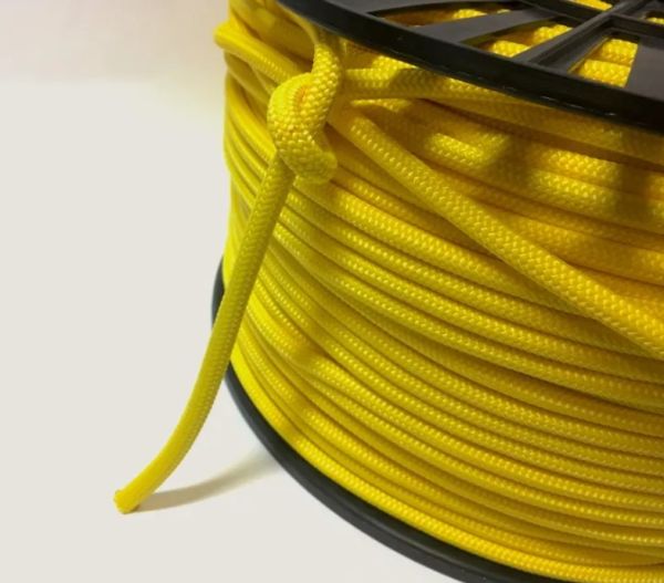  Репшнур Remera 32L PES/PA 6мм нагр.1200кгс желтый в Волгограде  