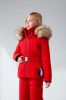 Куртка горнолыжная Poivre Blanc с иск.мехом W21-1003-JRGL/A красный в Волгограде