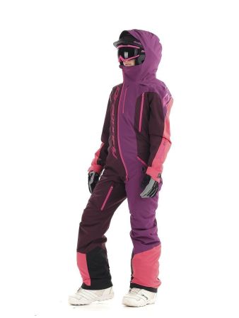 Комбинезон сноубордический Dragonfly Premium Woman Purple&Brown в Волгограде